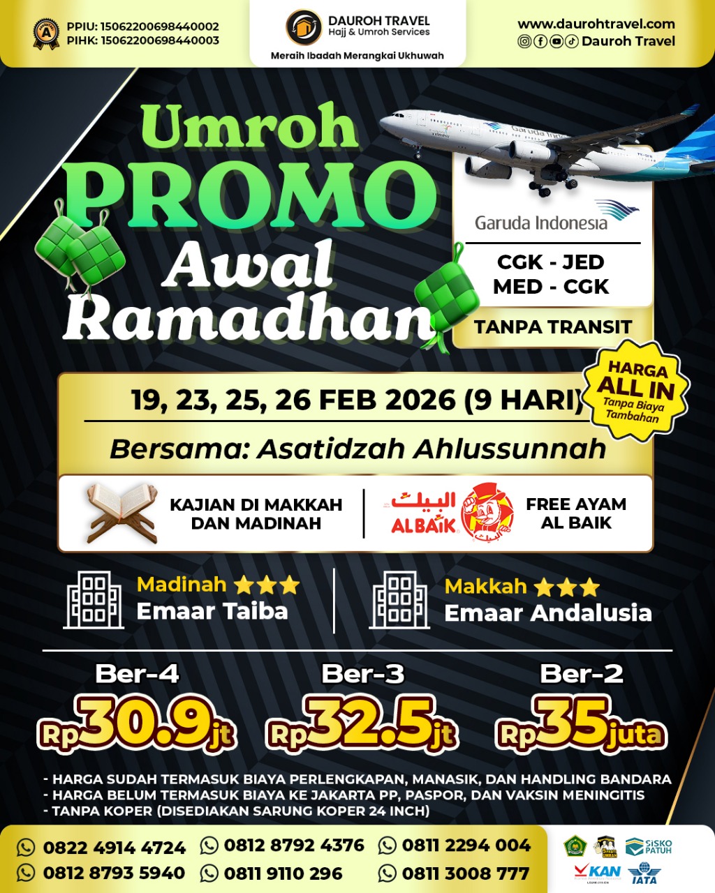 umroh promo awal ramadhan 2025