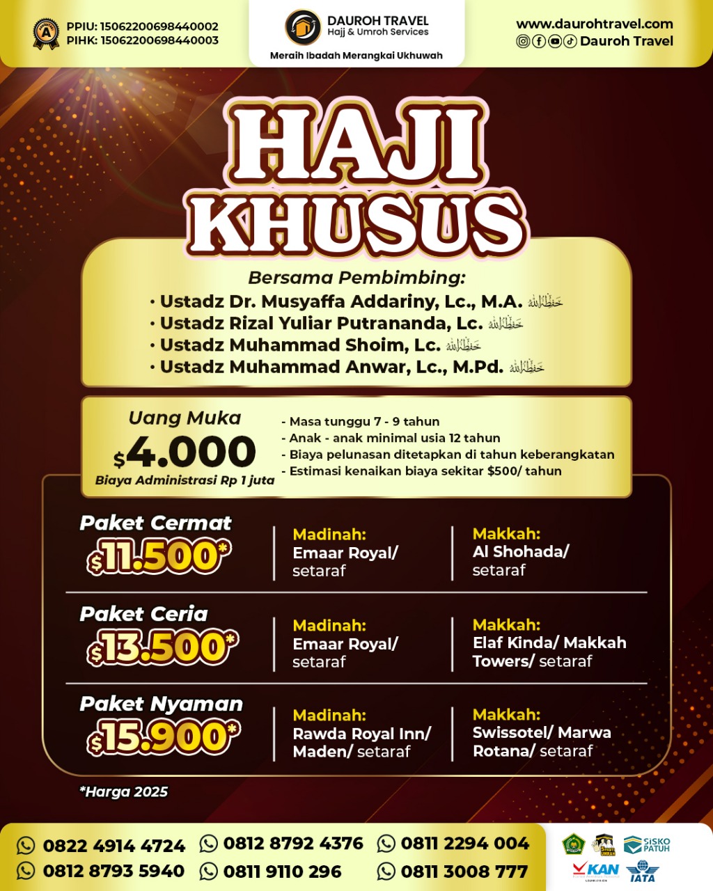 haji khsusu update