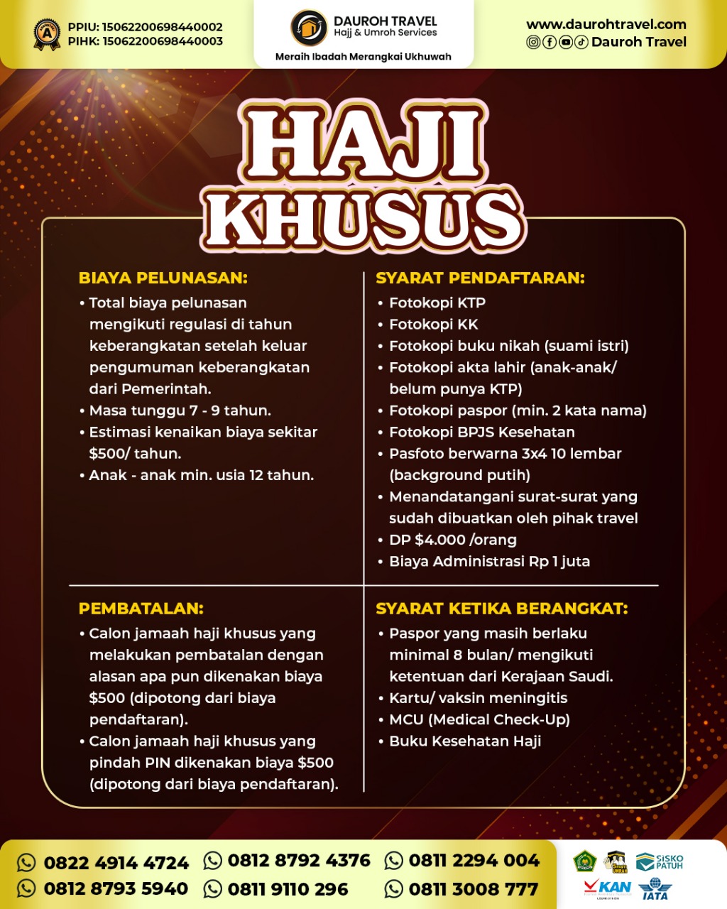 haji khusus 2 update