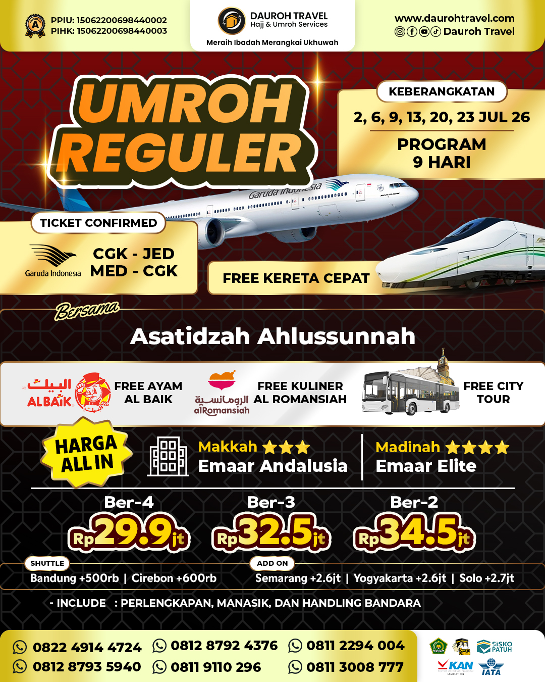 2,-6,-9,-13,-20,-23-JUL-26-REGULER